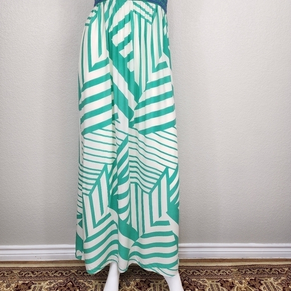 Flying Tomato Strapless Boho Maxi Dress Size S - Picture 3 of 13